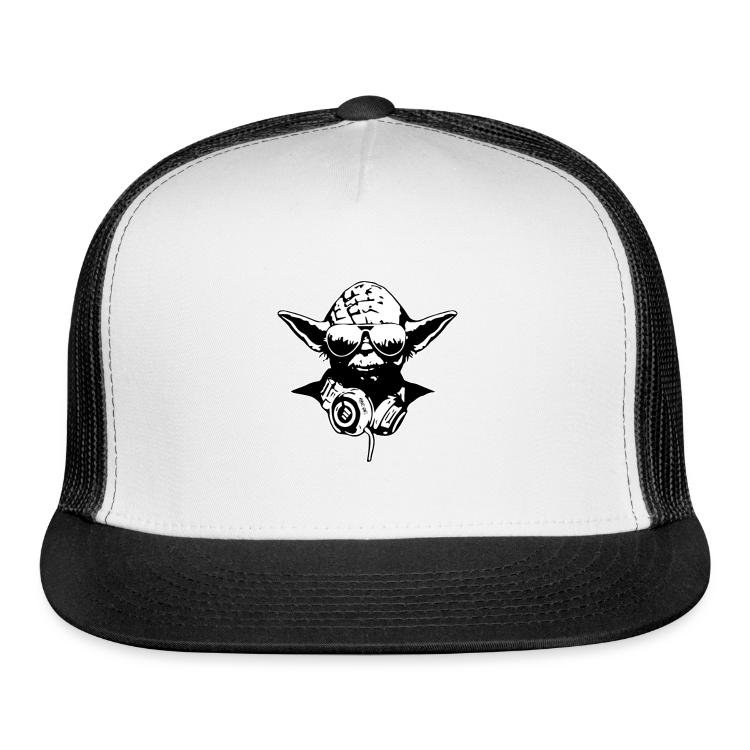 Dj Yoda Meme White Collection | Sportswear | Trucker Hat | Yoda, Starwars, Dj Yoda 