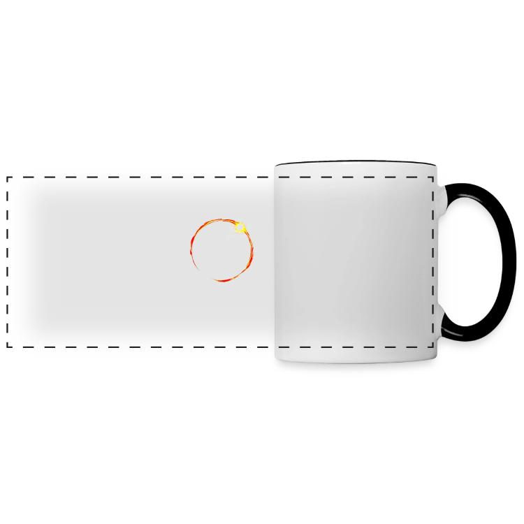 Texas Total Solar Eclipse 2024 United States Solar | Mugs & Drinkware | Panoramic Mug | United States Of Texas, States, Texas, United, Total, 2024, Eclipse, Solar, April, Solar Eclipse 