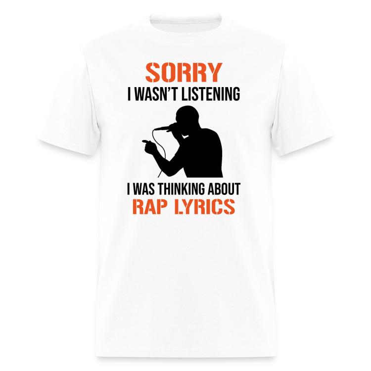 Rapper Mc Hip Hop Rap Lyrics Freestyle Quote | T-Shirts | Men's T-Shirt | Rap Lyrics, Rap, Lyrics 