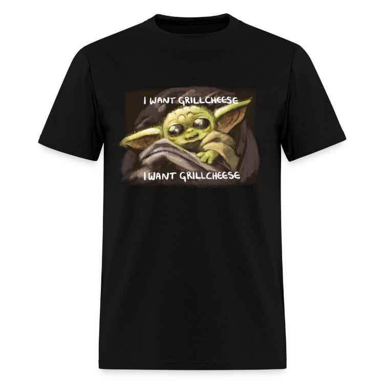 I Want Grillcheese Baby Yoda | T-Shirts | Men's T-Shirt | Baby Yoda, Baby, Yoda 