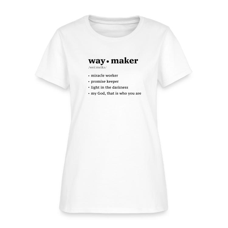 Waymaker Song Lyrics T-shirt | T-Shirts | Women's T-Shirt | Christian Lyrics, Christian, Lyrics 