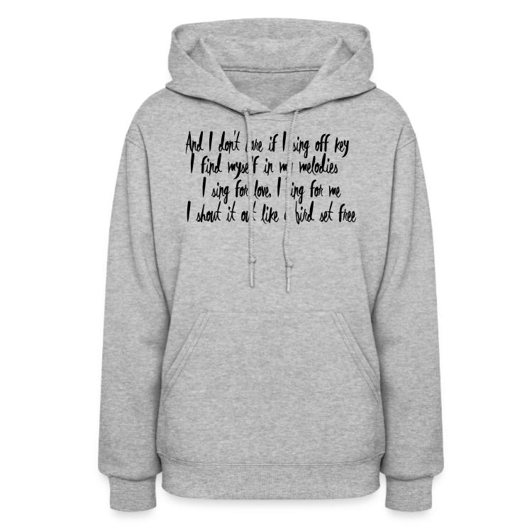 Sia Lyrics: Bird Set Free | Hoodies & Sweatshirts | Women's Hoodie | Song Lyrics, Lyrics, Song, Sia 