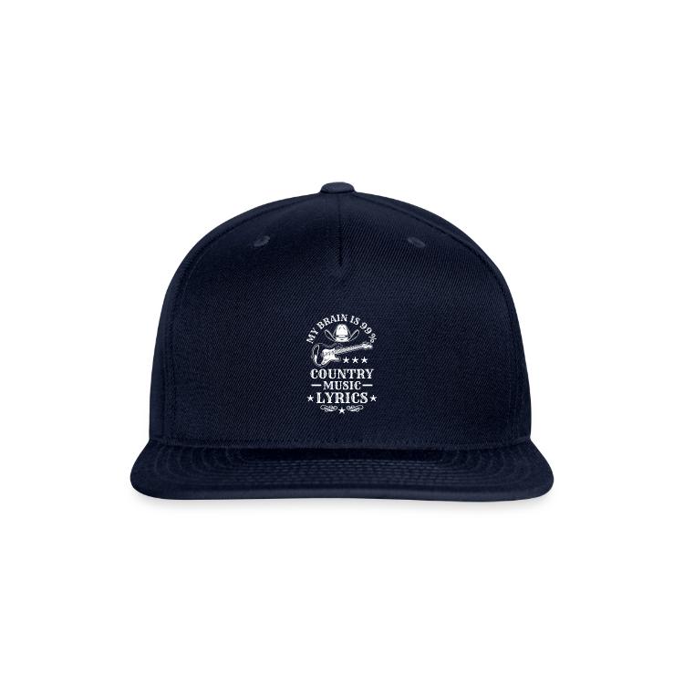 99% Country Music Lyrics Lover Gift | Sportswear | Snapback Baseball Cap | Country, Country Music Lyrics For, Lyrics, Music 